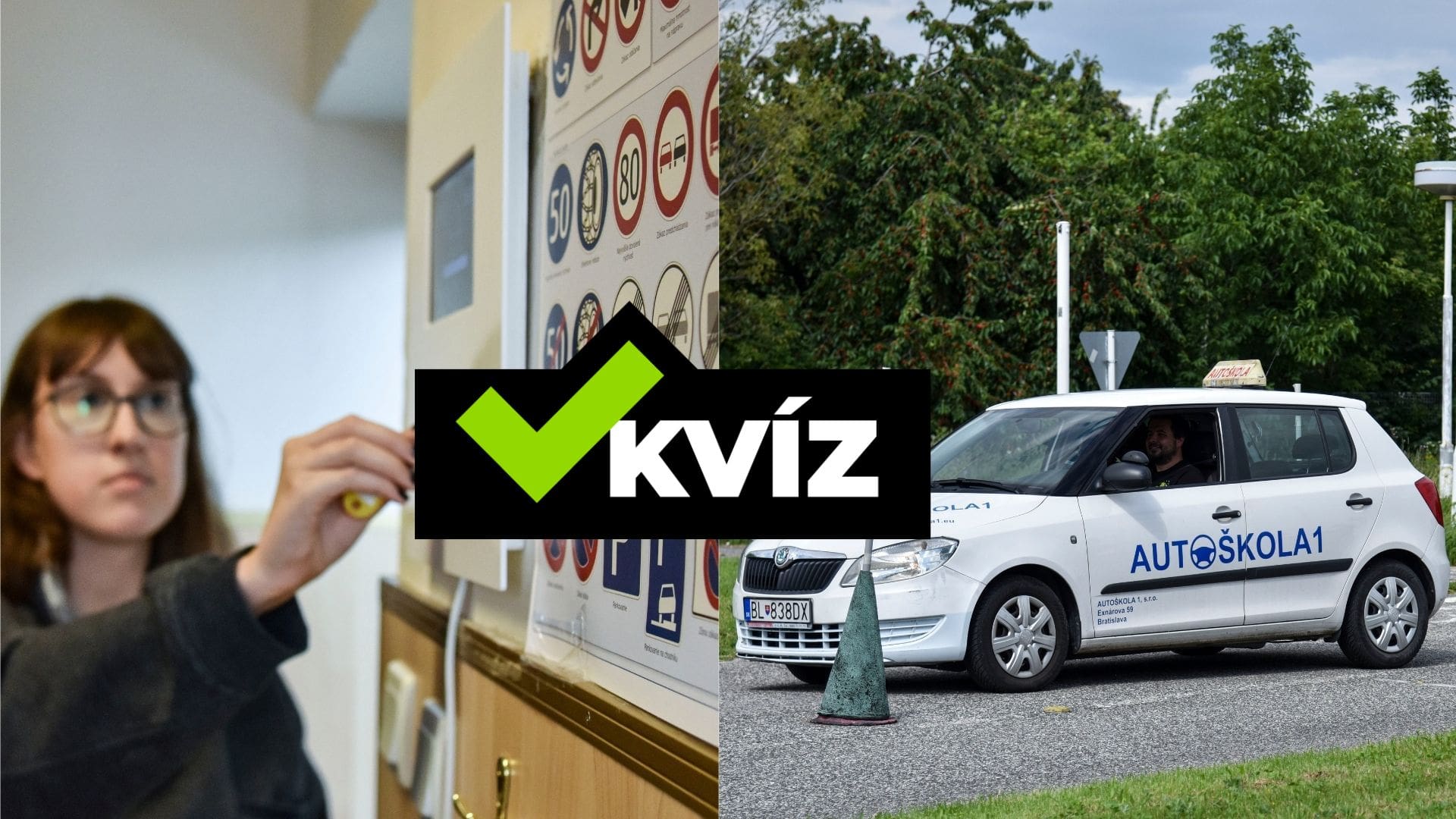 autoškola kvíz