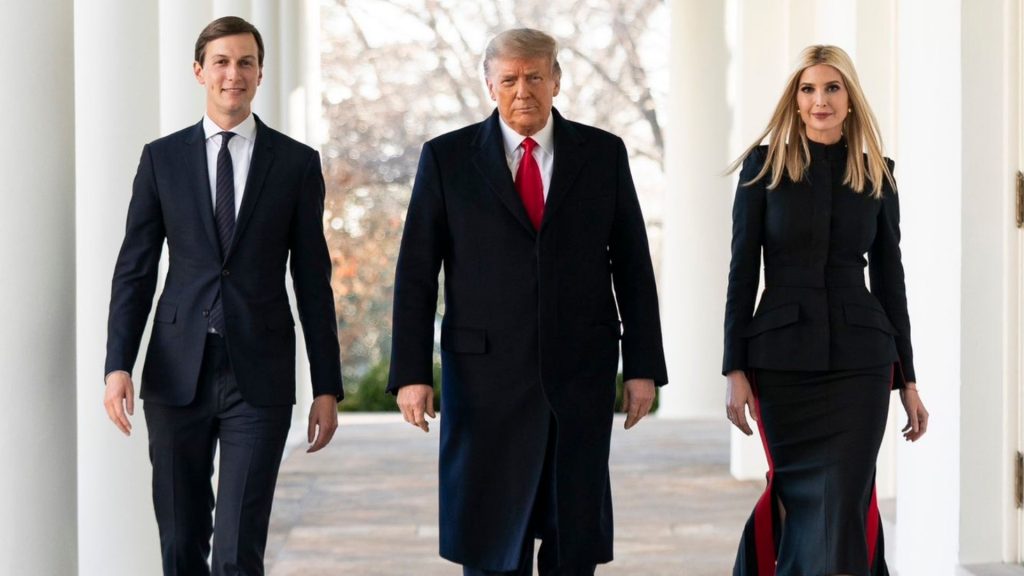 Jared Kushner, Donald Trump, Ivanka Trump