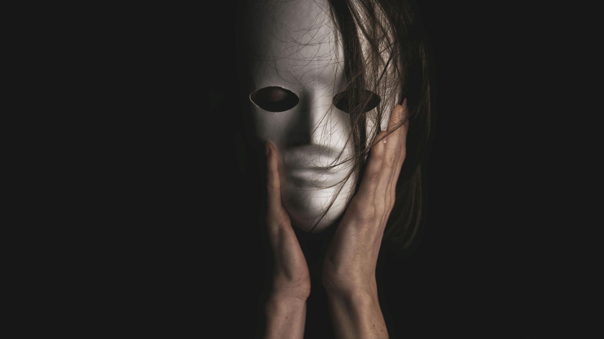 temná stránka, maska, strach