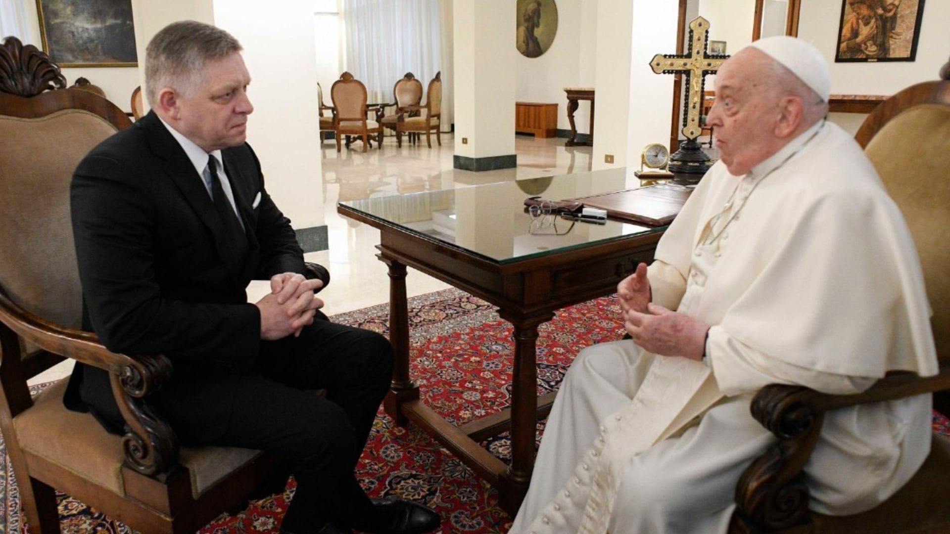 Pápež František prijal Roberta Fica 14. februára vo Vatikáne.