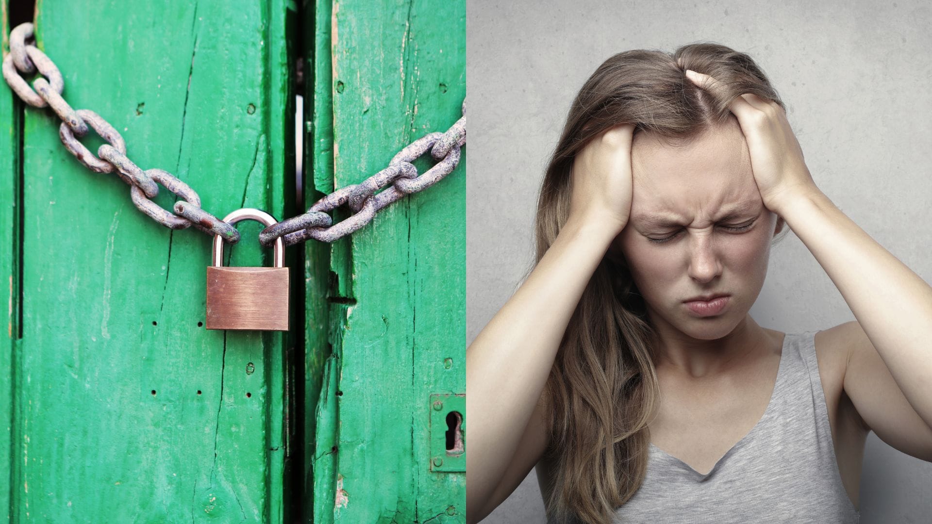 Zámok, šťastie, smútok, depresia