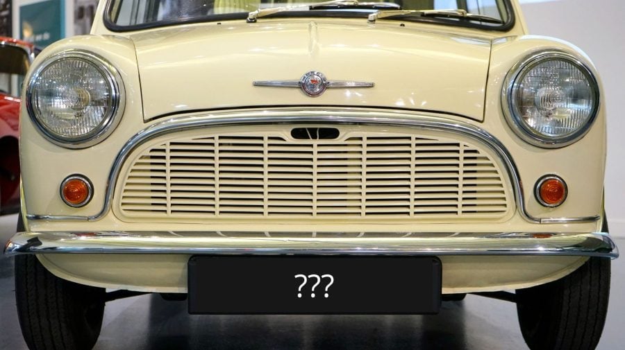 ŠPZ, auto, veterán