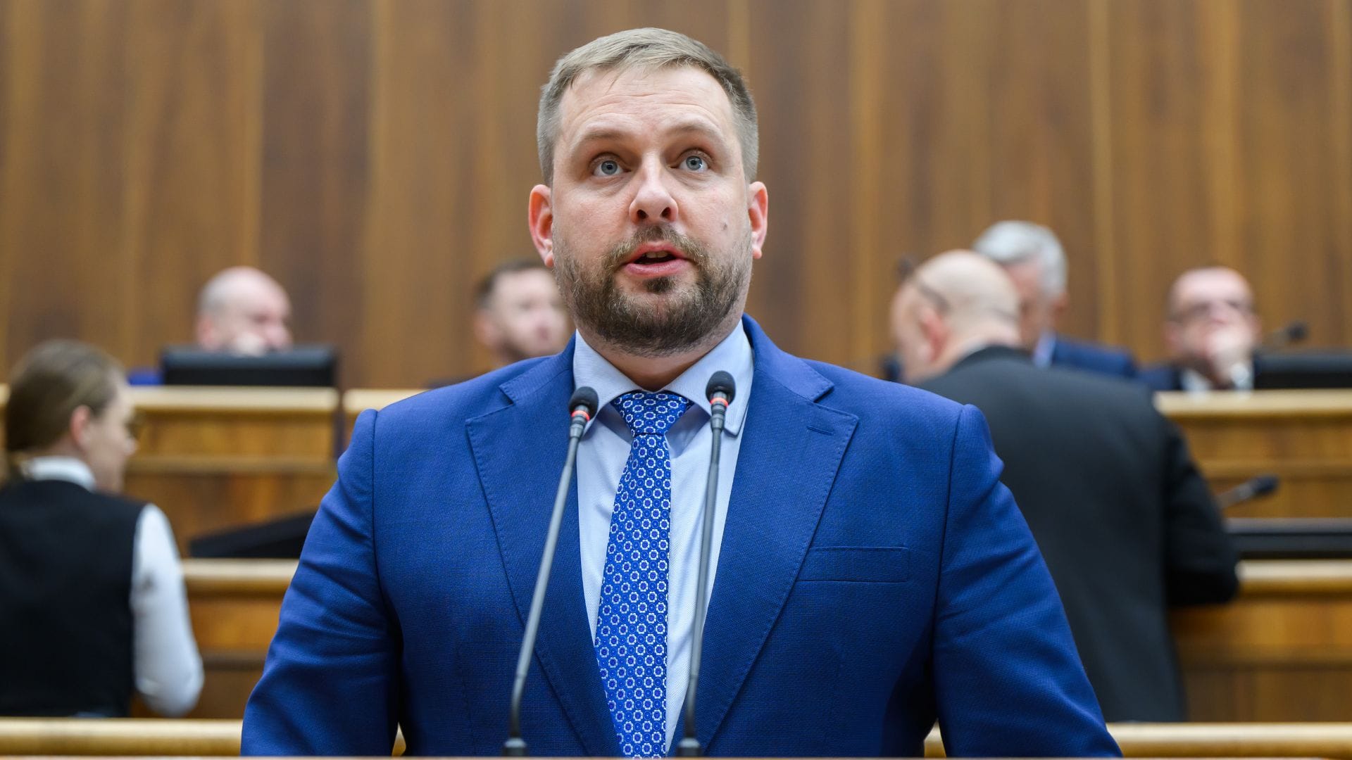 Na snímke minister zdravotníctva Kamil Šaško v NR SR.