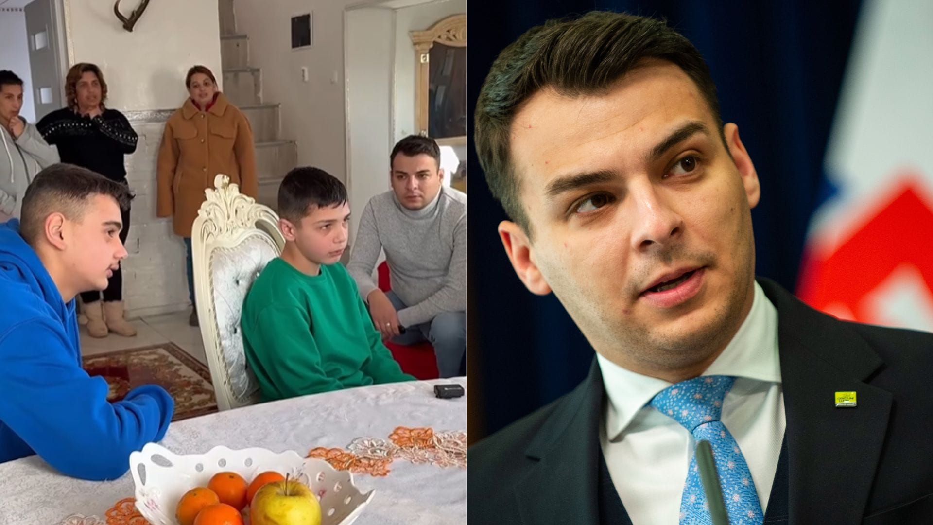 Peter Pollák mladší zverejnil video s mladými rómskymi žiakmi.