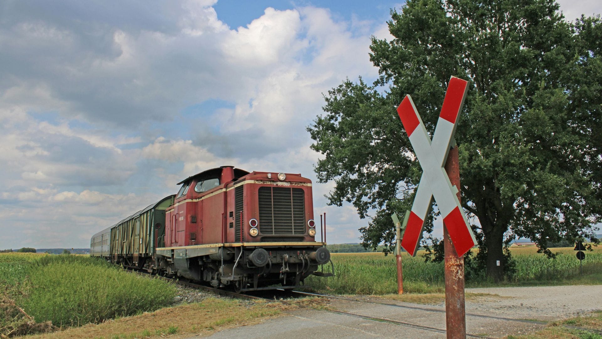 vlak, priecestie, železnica