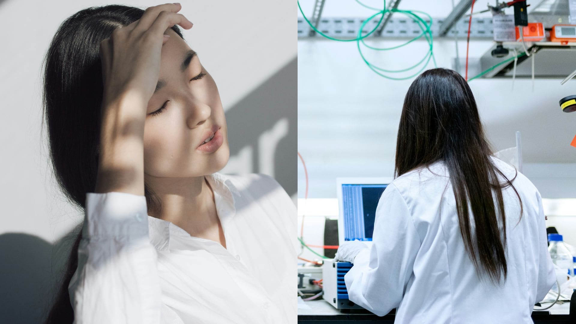 veda, vedkyňa, bolesť hlavy, hlava, žena, žena sa chytá za hlavu