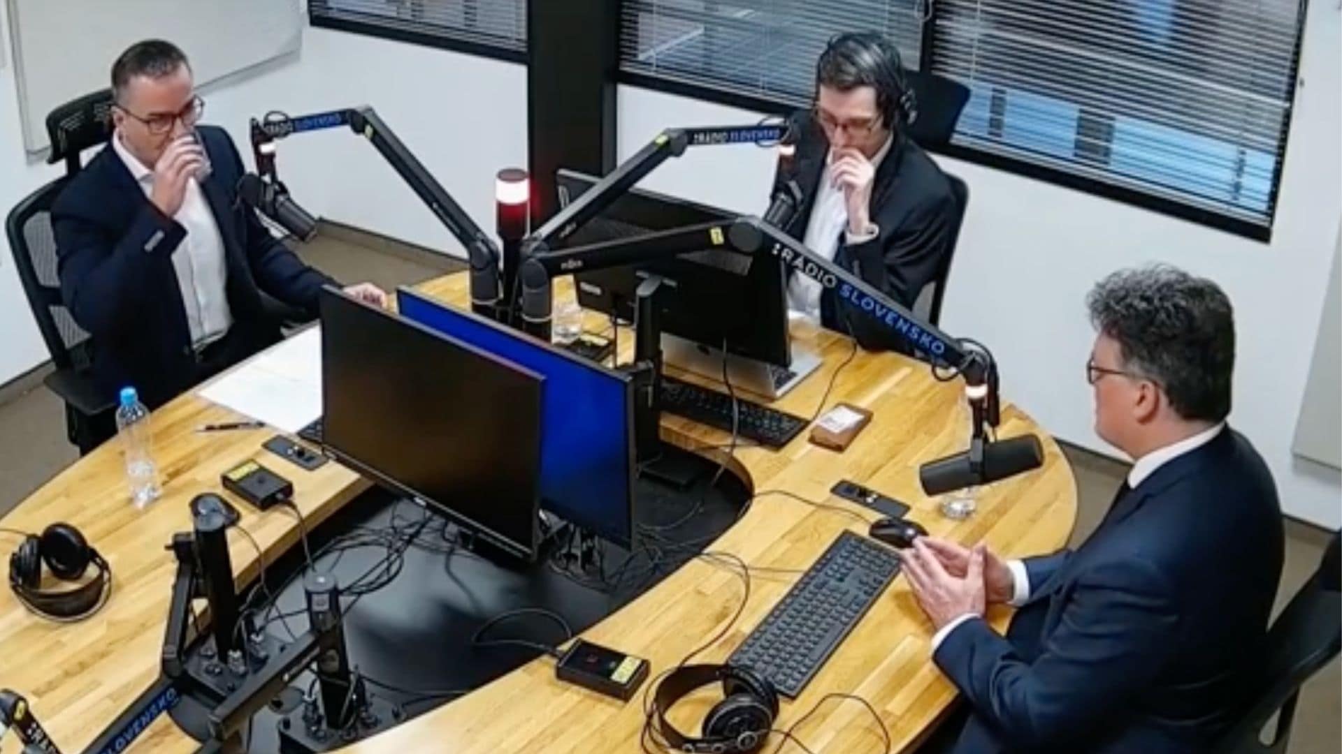 Erik Tomáš a Ján Horecký v STVR