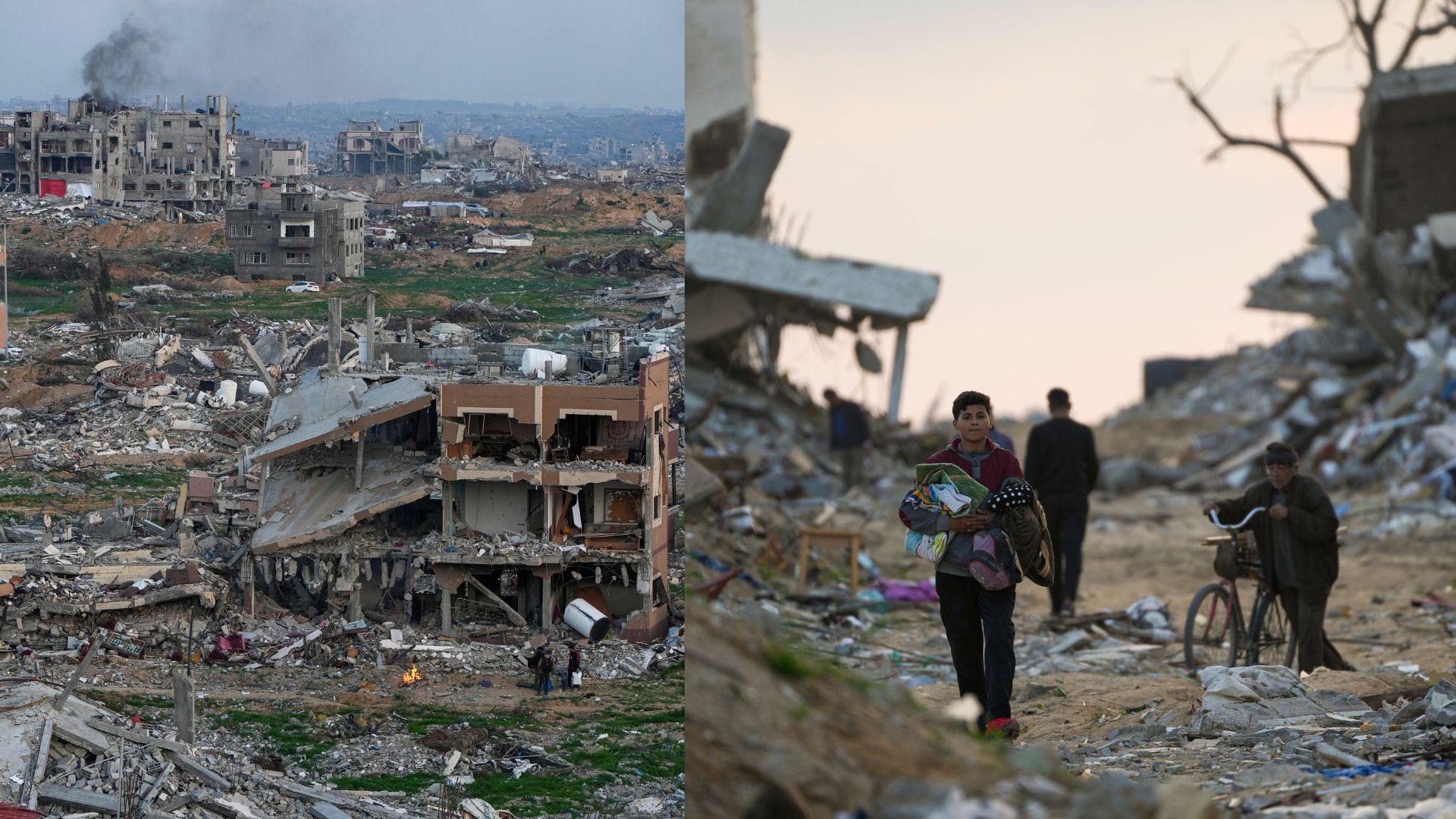 Mesto Gaza počas bojov medzi Izraelom a Hamasom