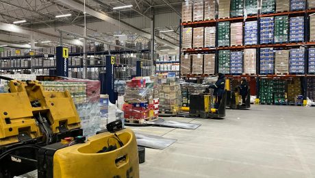 sklad Biedronka v Krakowe