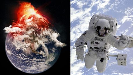 vesmír, astronaut, planéta, zem