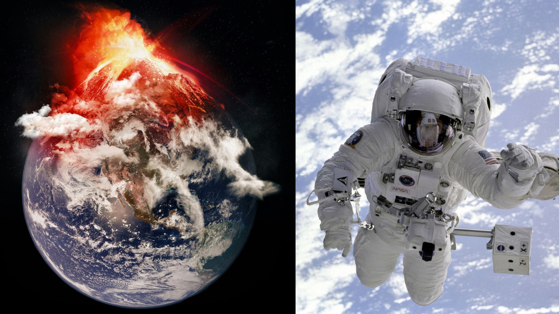 vesmír, astronaut, planéta, zem