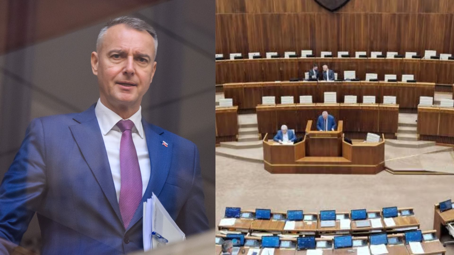 Richard Raši, schôdza parlamentu