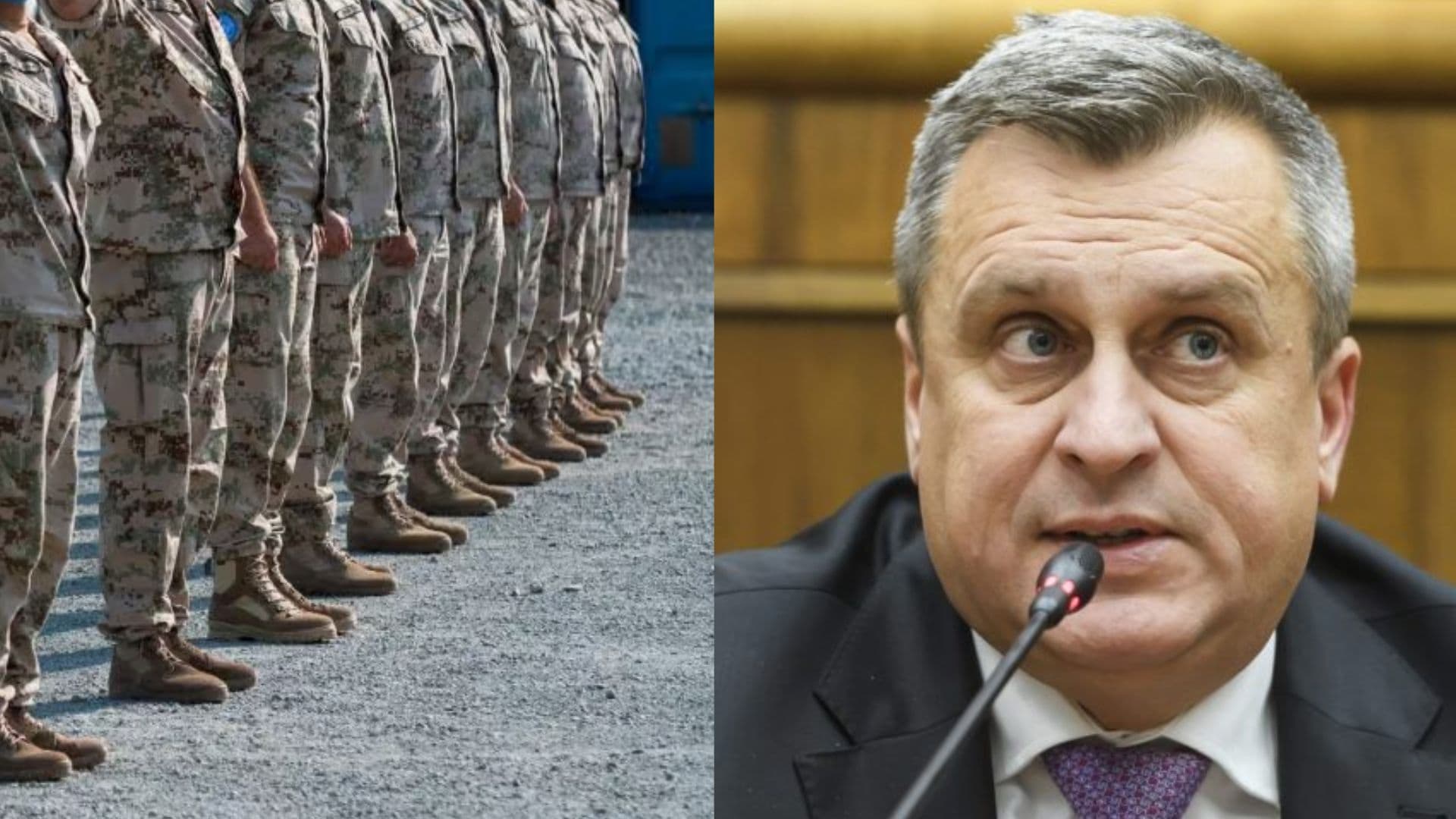 Andrej Danko, vojaci