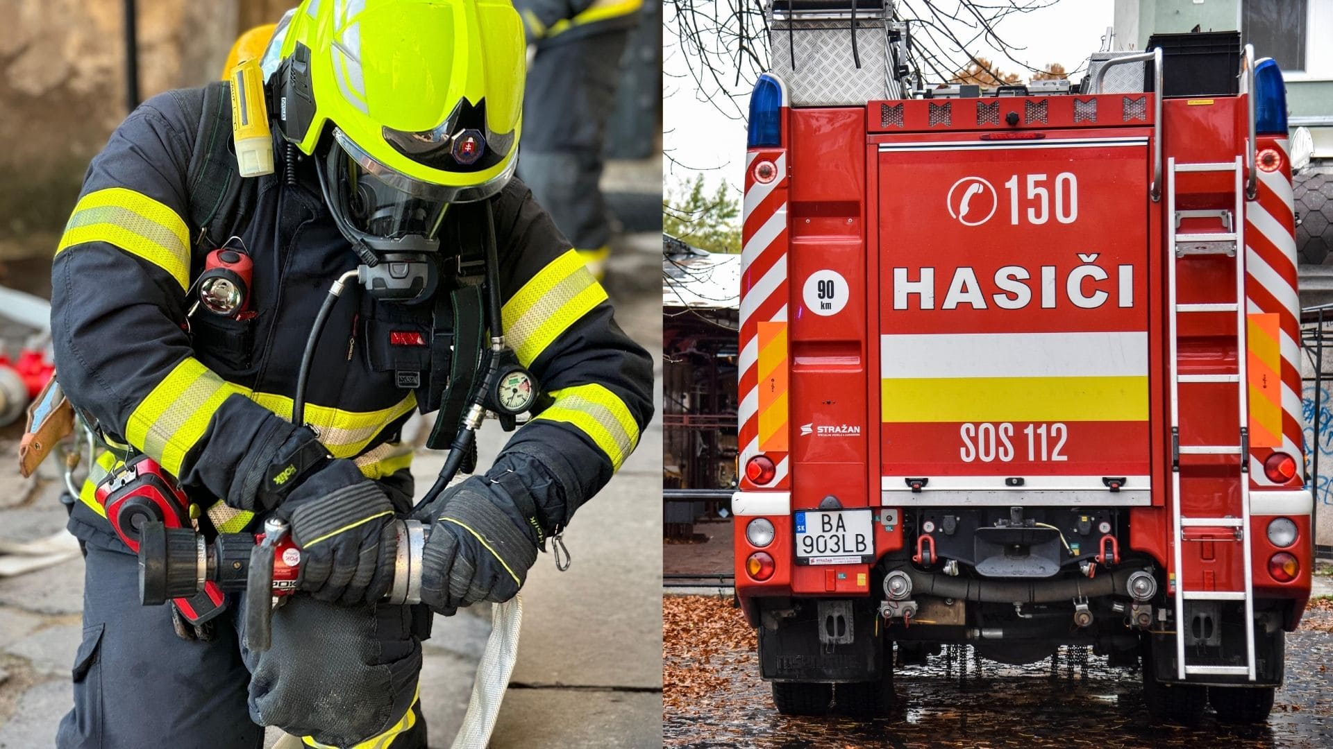 hasiči, hasičské auto, hasič práca