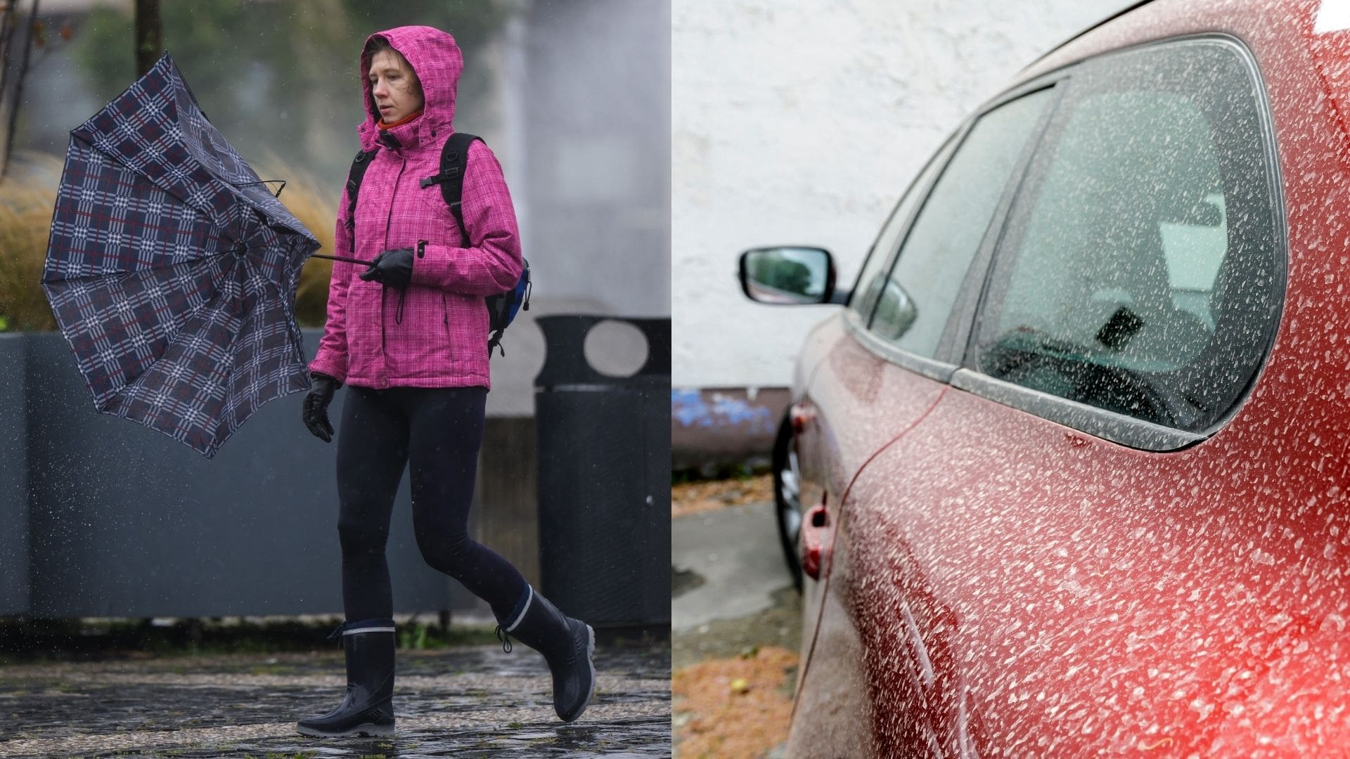 zmena počasia saharský prach dážd