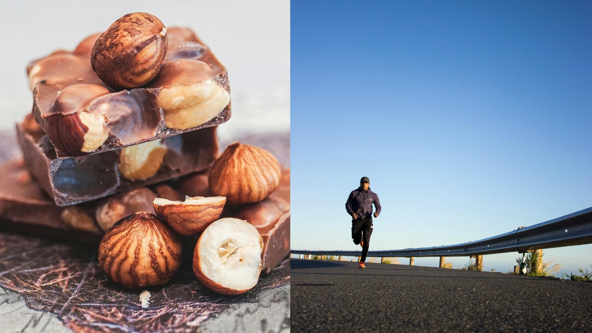 na snimke je cokolada, zdroj infarkt, beh