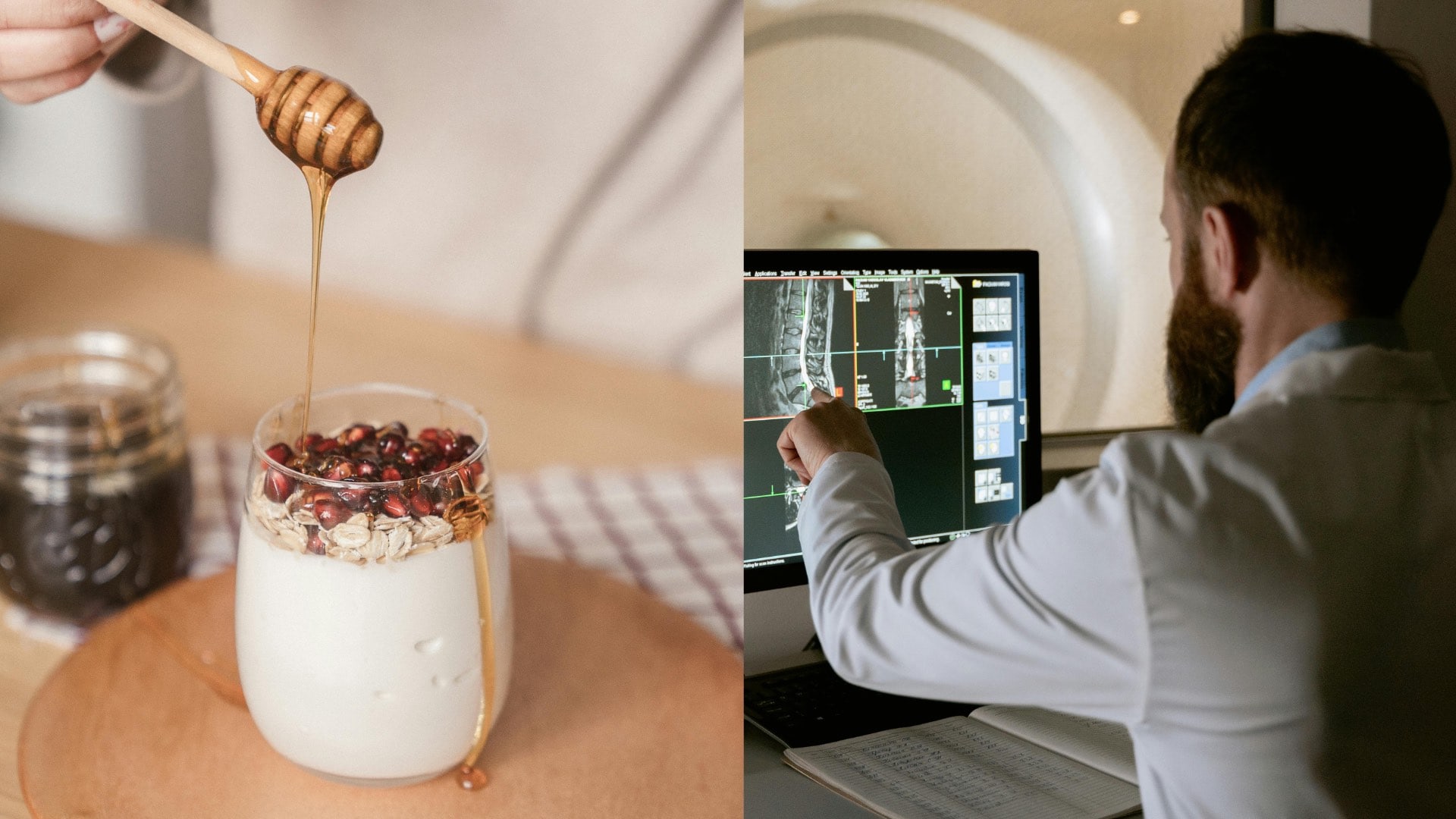 na snimke je jogurt, snimok, rakovina