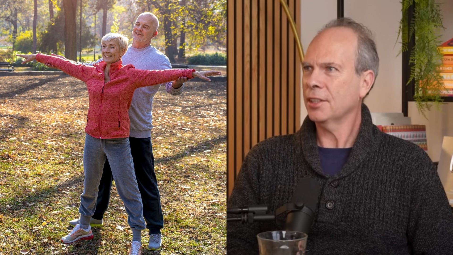 starší pár a expert na dlhovekosť Richard Faragher