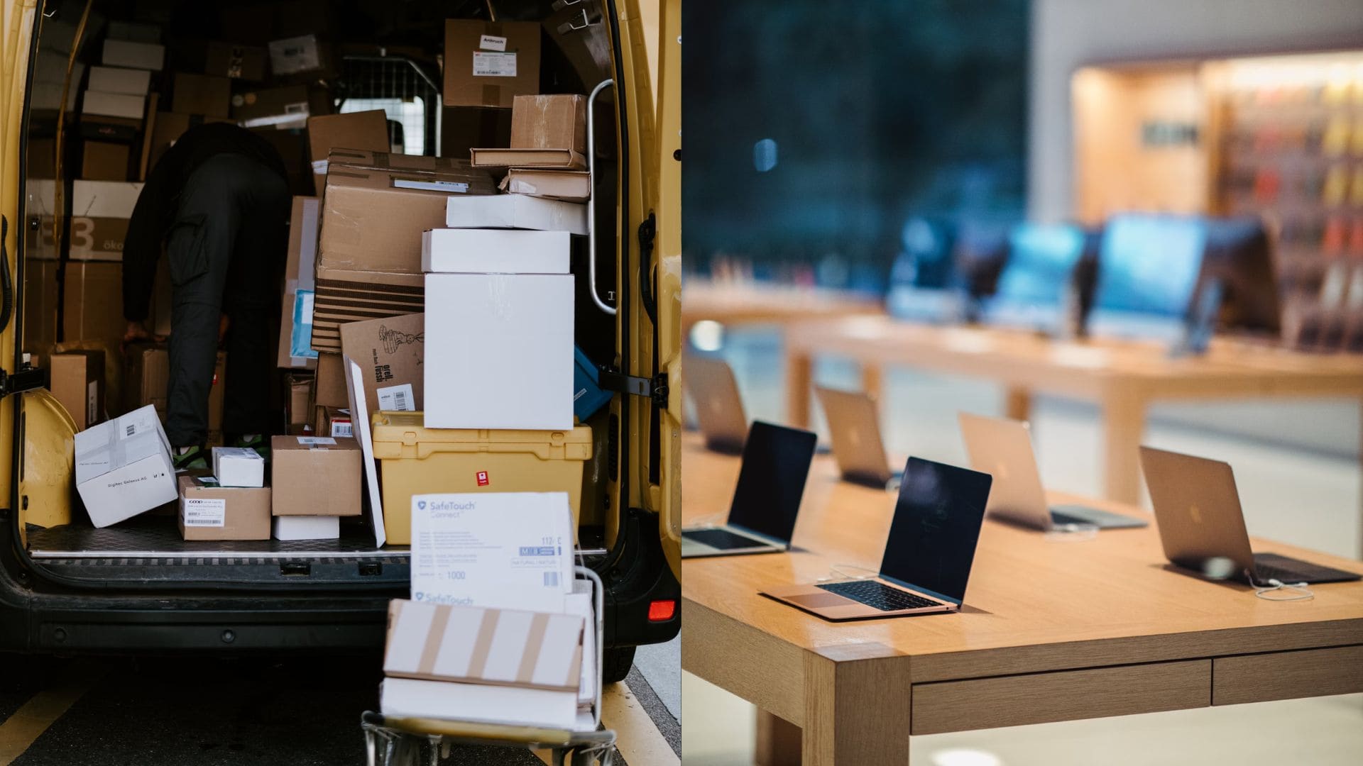 Ilustračné foto, eshop, elektronika