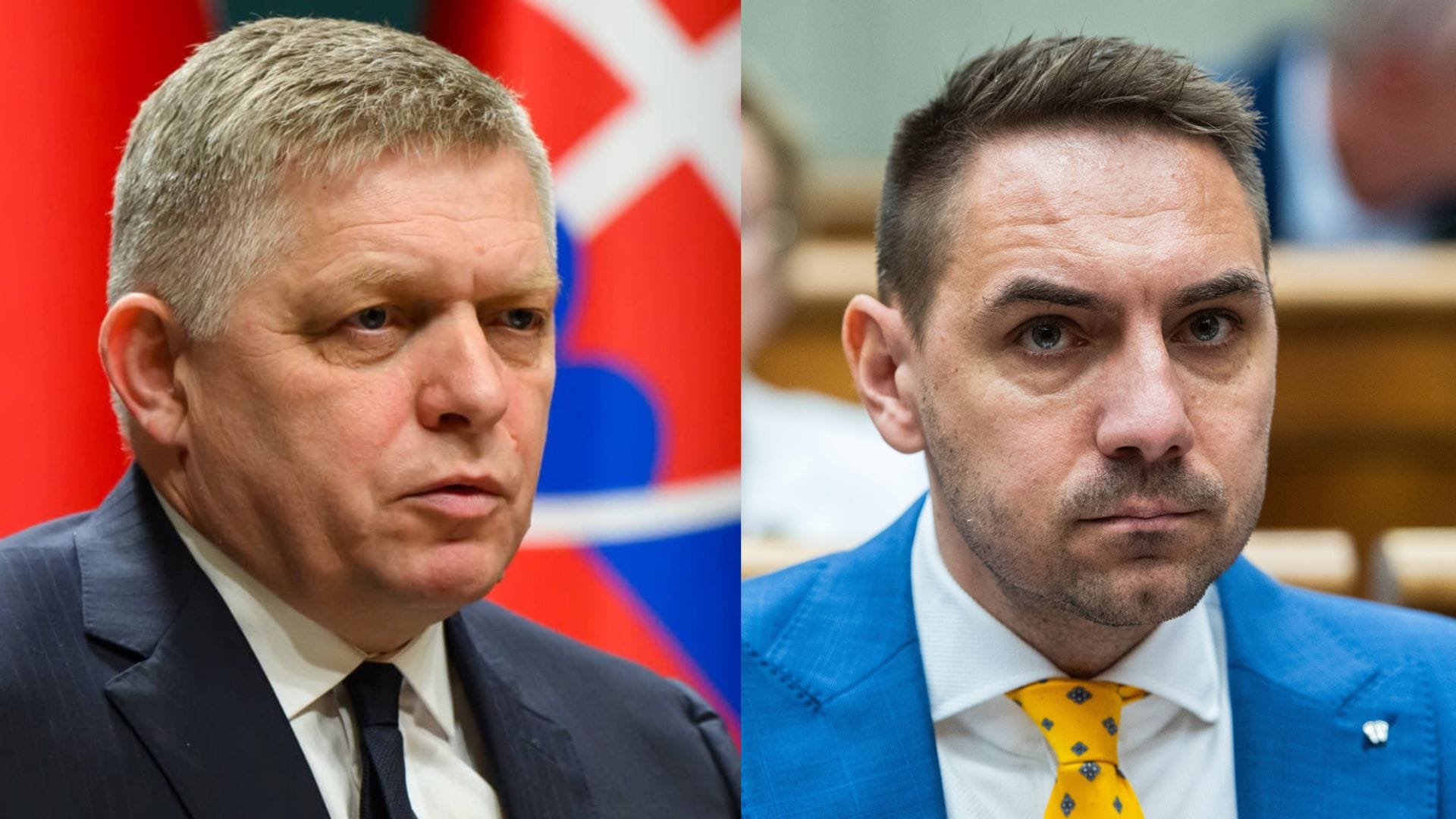 Na snímke premiér Robert Fico a bývalý poslanec NR SR Gyorgi Gyimesi.