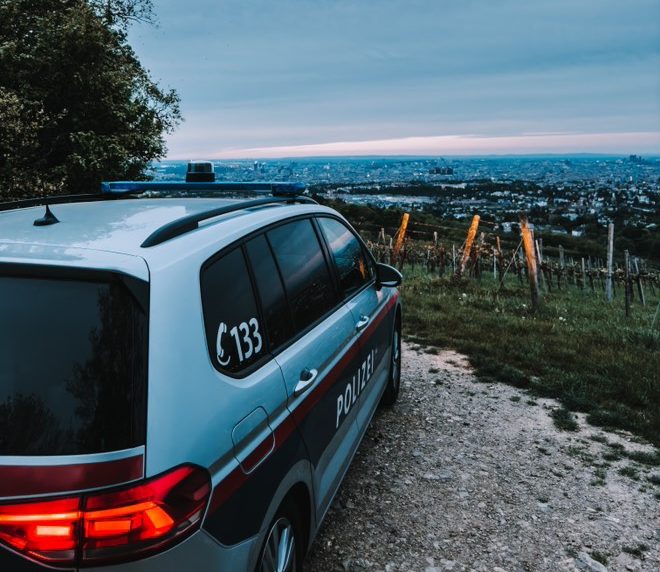 rakúske policajné auto 