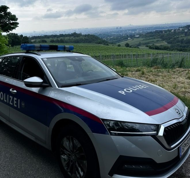rakúske policajné auto