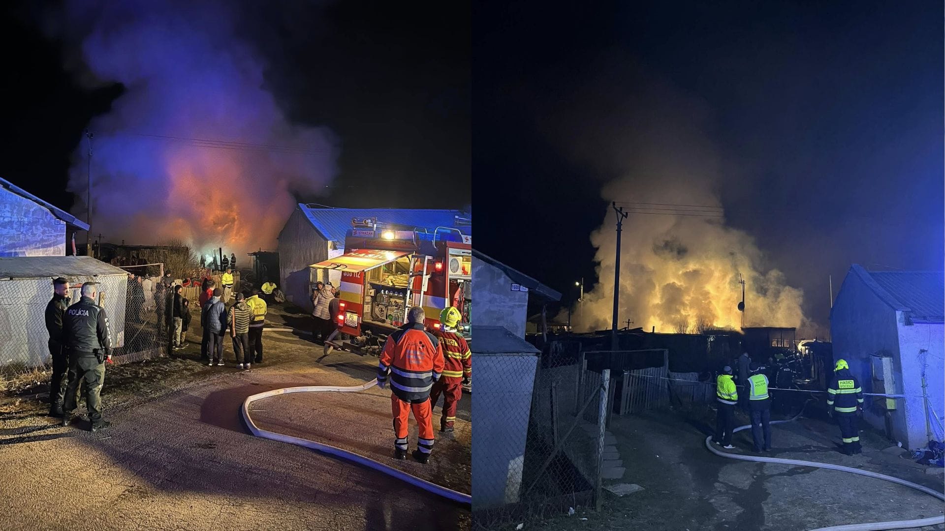 Nočný tragický požiar