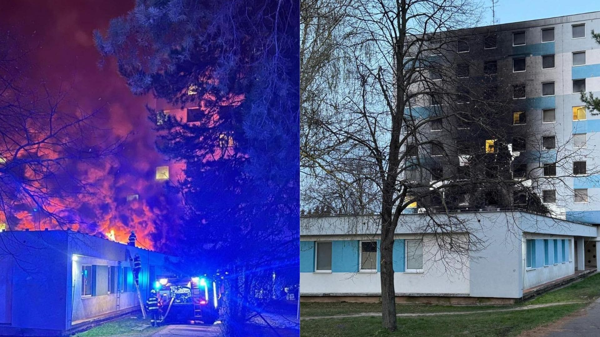 Študentov v Nitre pre požiar evakuovali