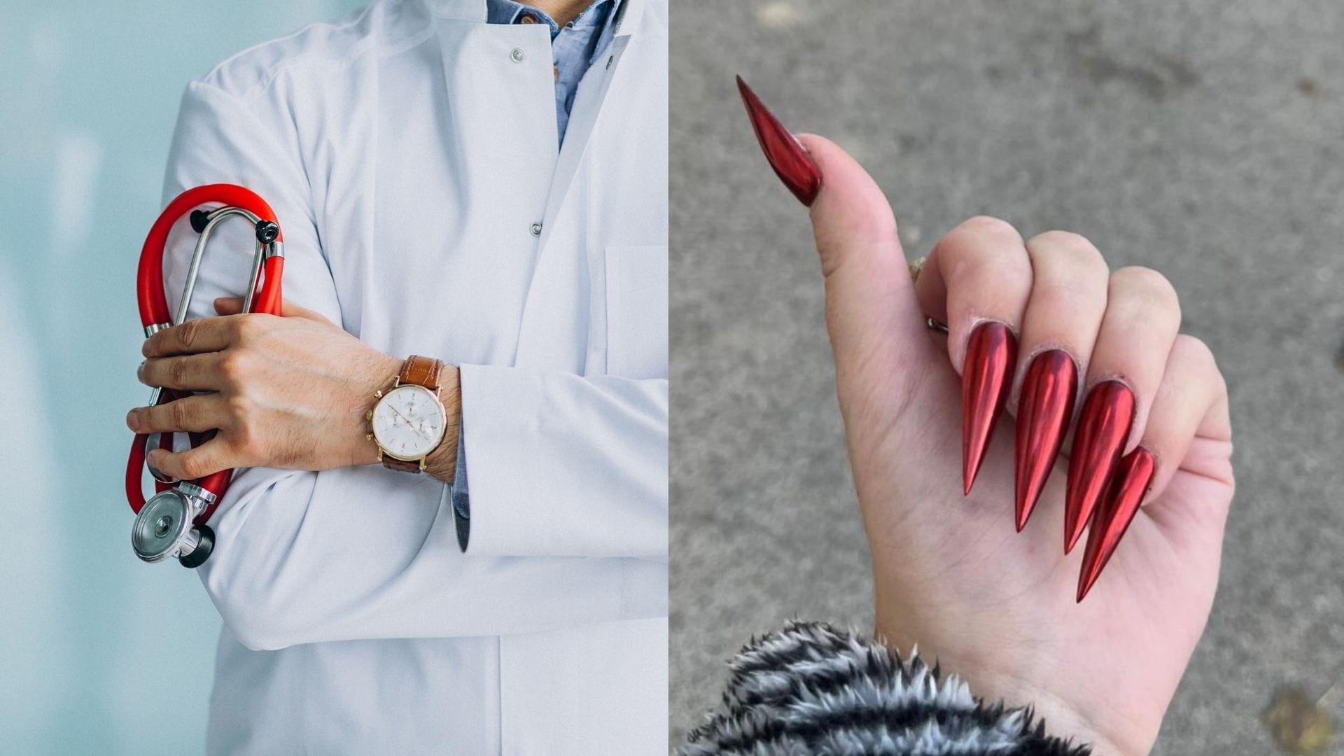 lekári a umelé nechty