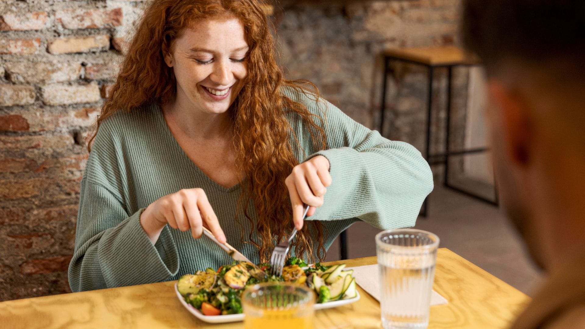 Žena v reštaurácii