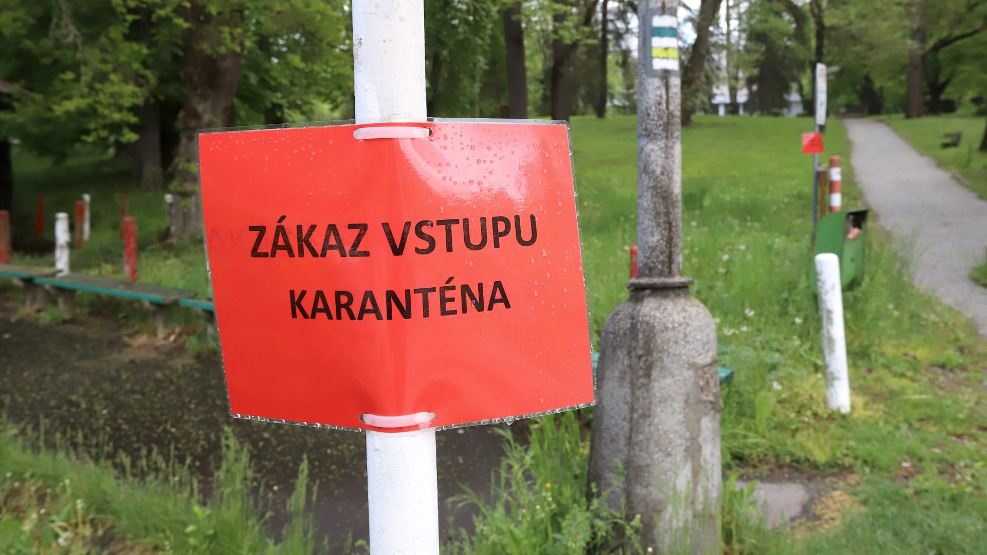 zakaz vstupu karantena