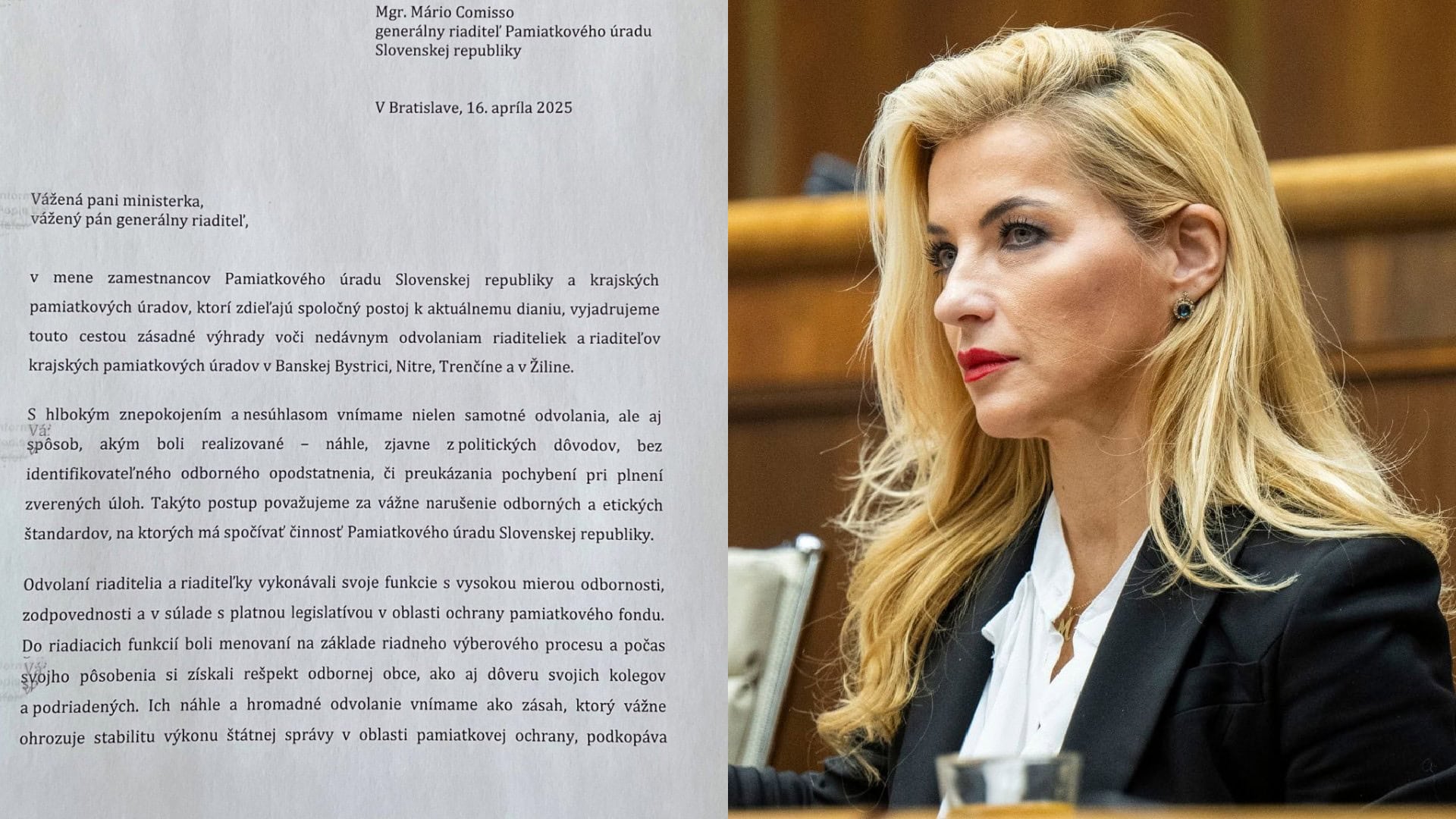 otvorený list, Šimkovičová