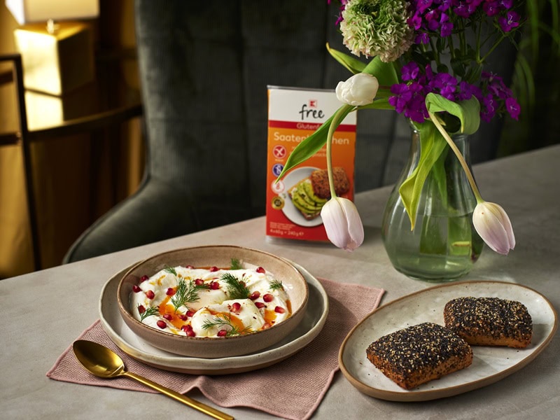 Turecké vajíčka s bezgluténovou žemľou