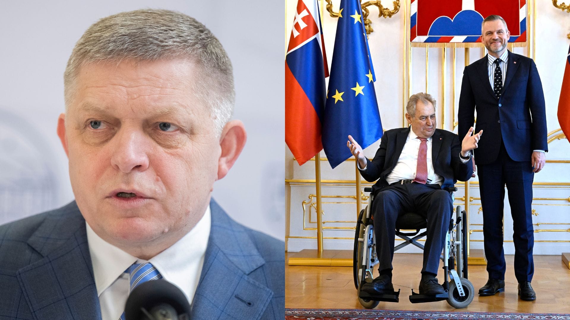 Miloš Zeman na návšteve na Slovensku