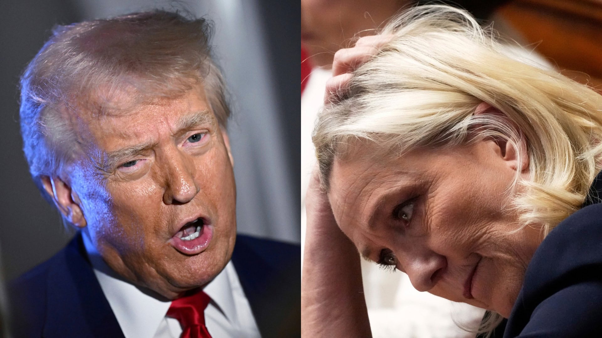 Marine Le Penová, Donald Trump
