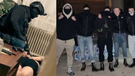 Policajný zásah proti extrémistom, extrémisti v Bratislave