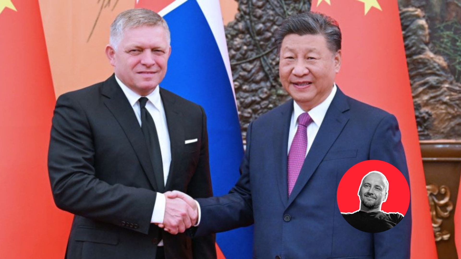 Robert Fico, Si Ťin-pching, Róbert Slovák