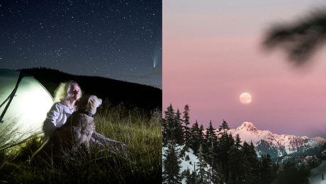 jahodový spln, mesiac, počasie