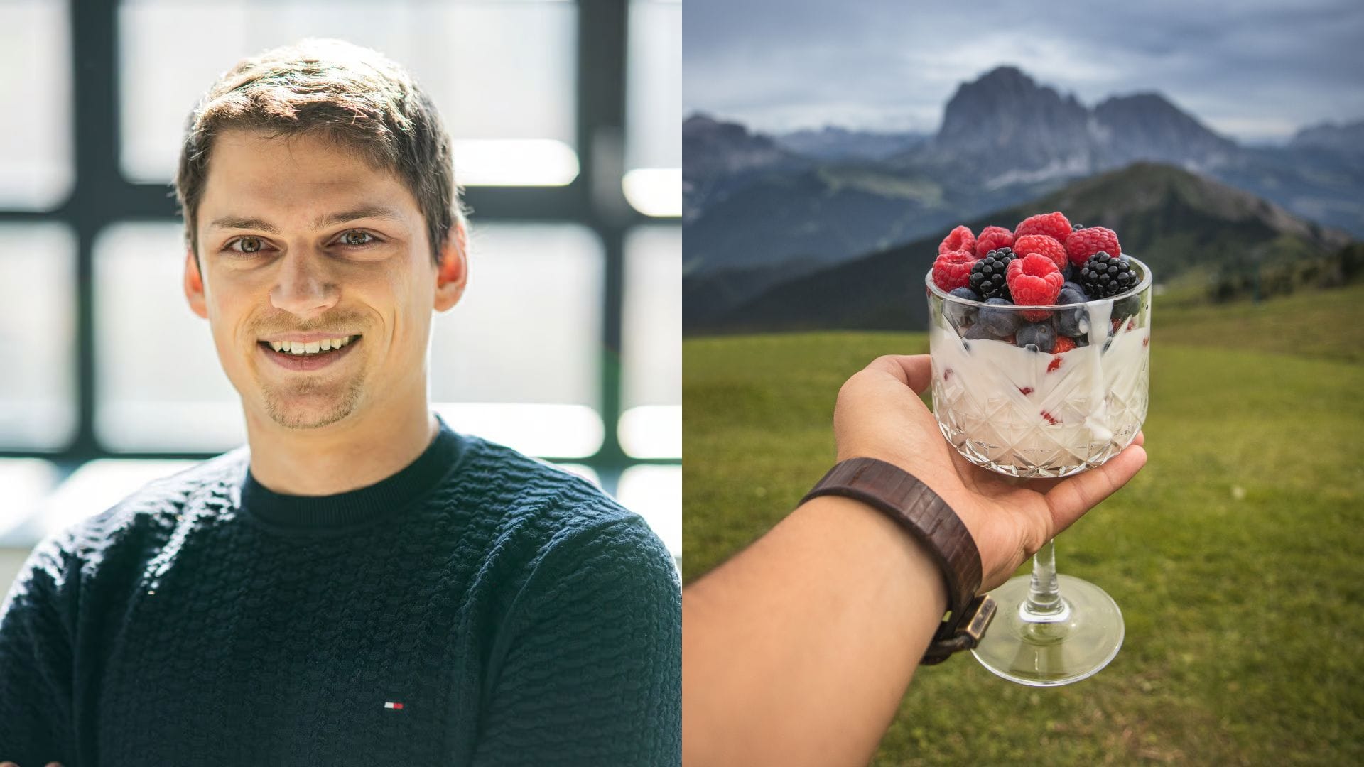 Odborník na dlhovekosť Jakub Chvosta, ovocný pohár