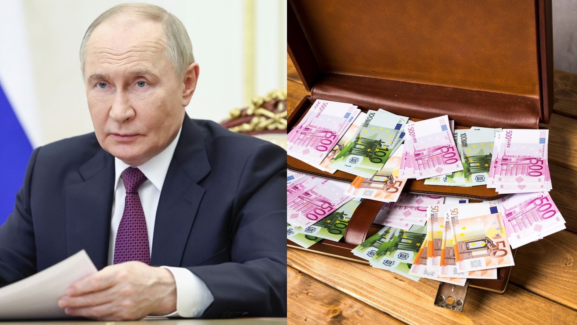 Putin, peniaze, vojna