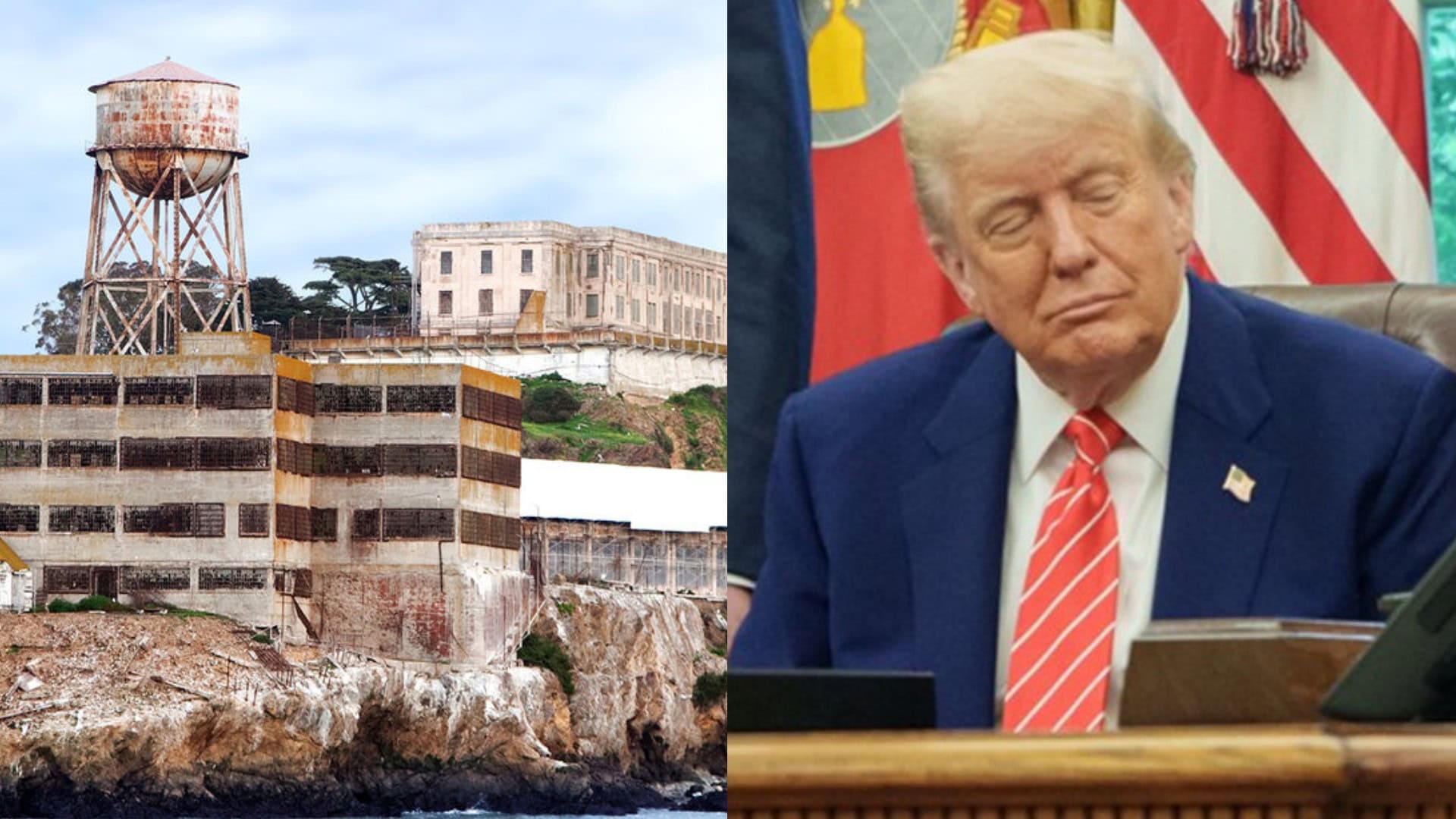 na snimke je Trump a vazenie