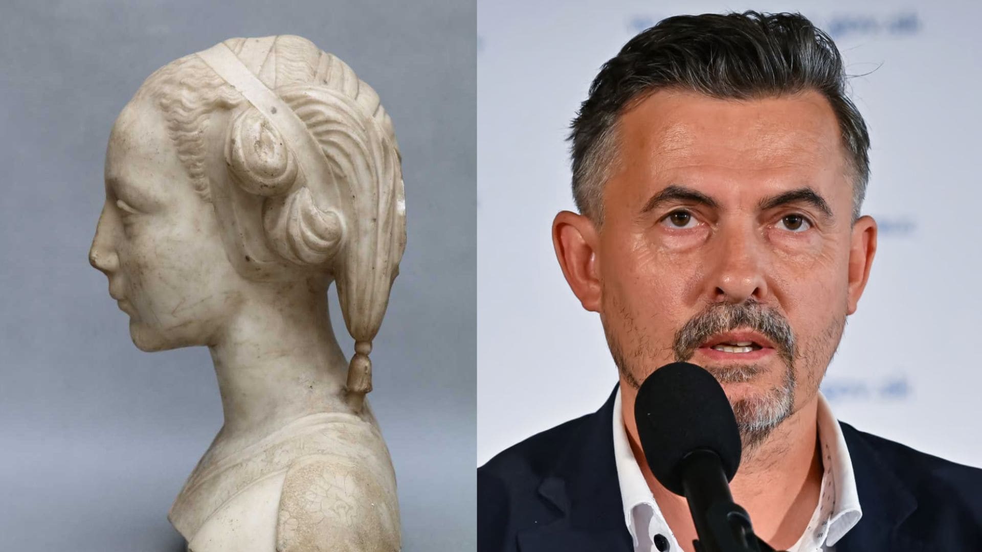 Machala, vzácna busta od Donatella