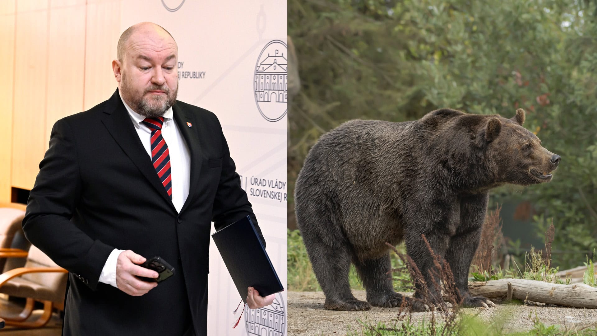 Rudolf Huliak a medveď