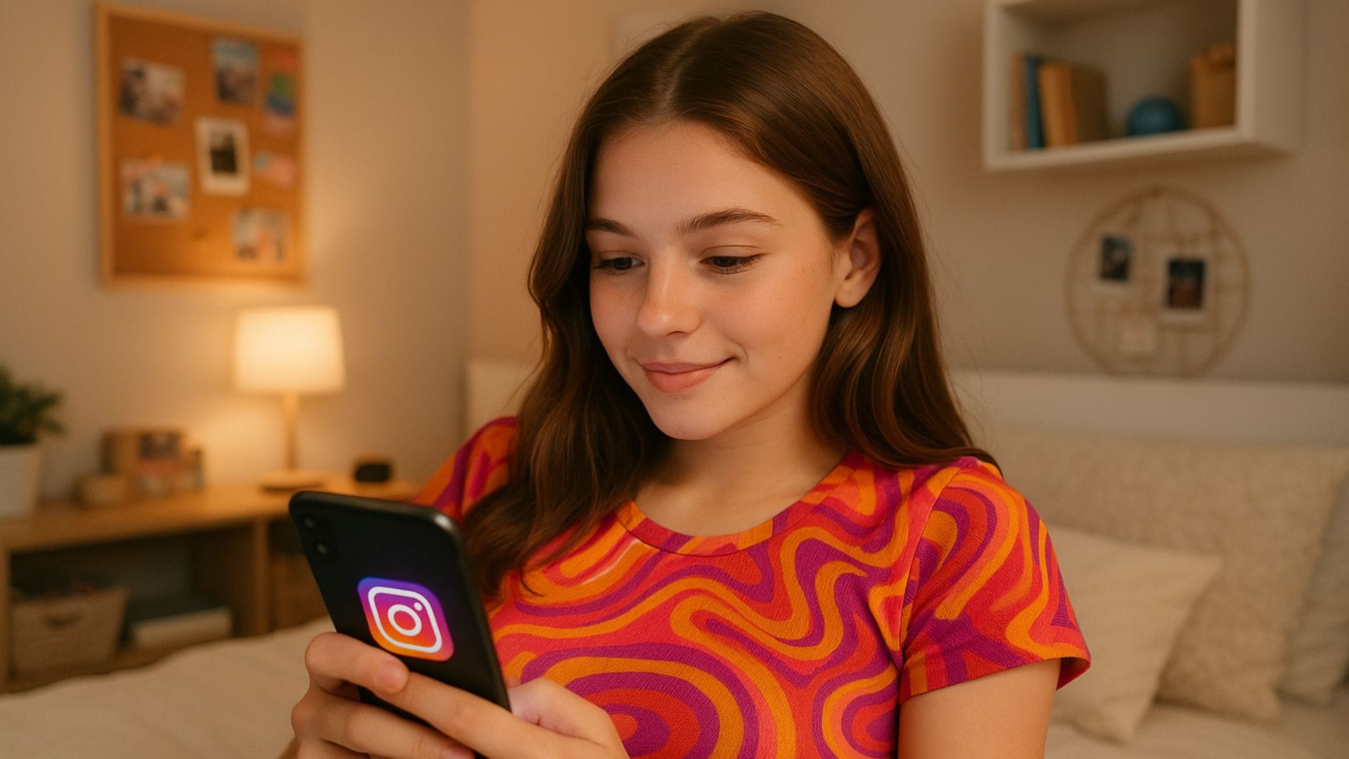 tínedžerka na telefóne