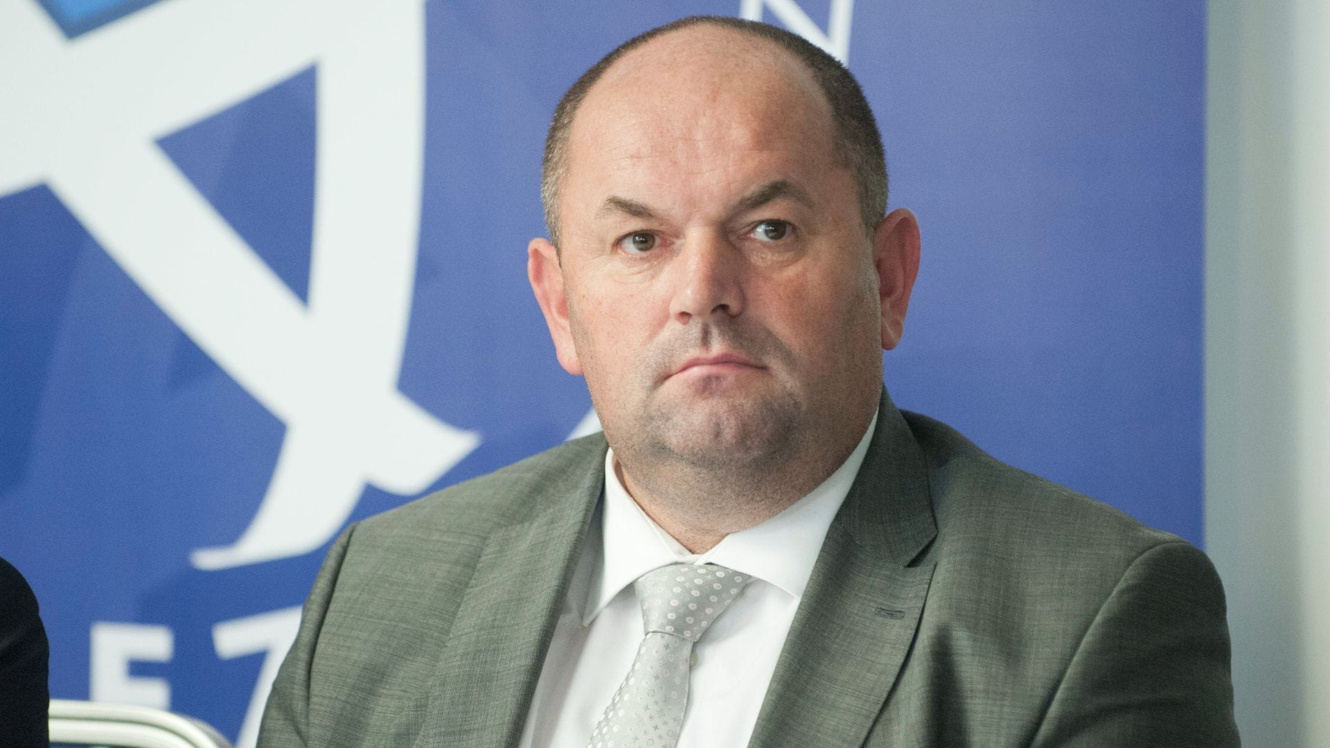 Predseda Futbalovej asociácie Českej republiky Miroslav Pelta