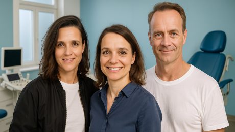 Tím Evela Health: z ľava Dr. Valerie Kirchberger, Eva-Maria Meijnen, PD Dr. Cornelius Remschmidt