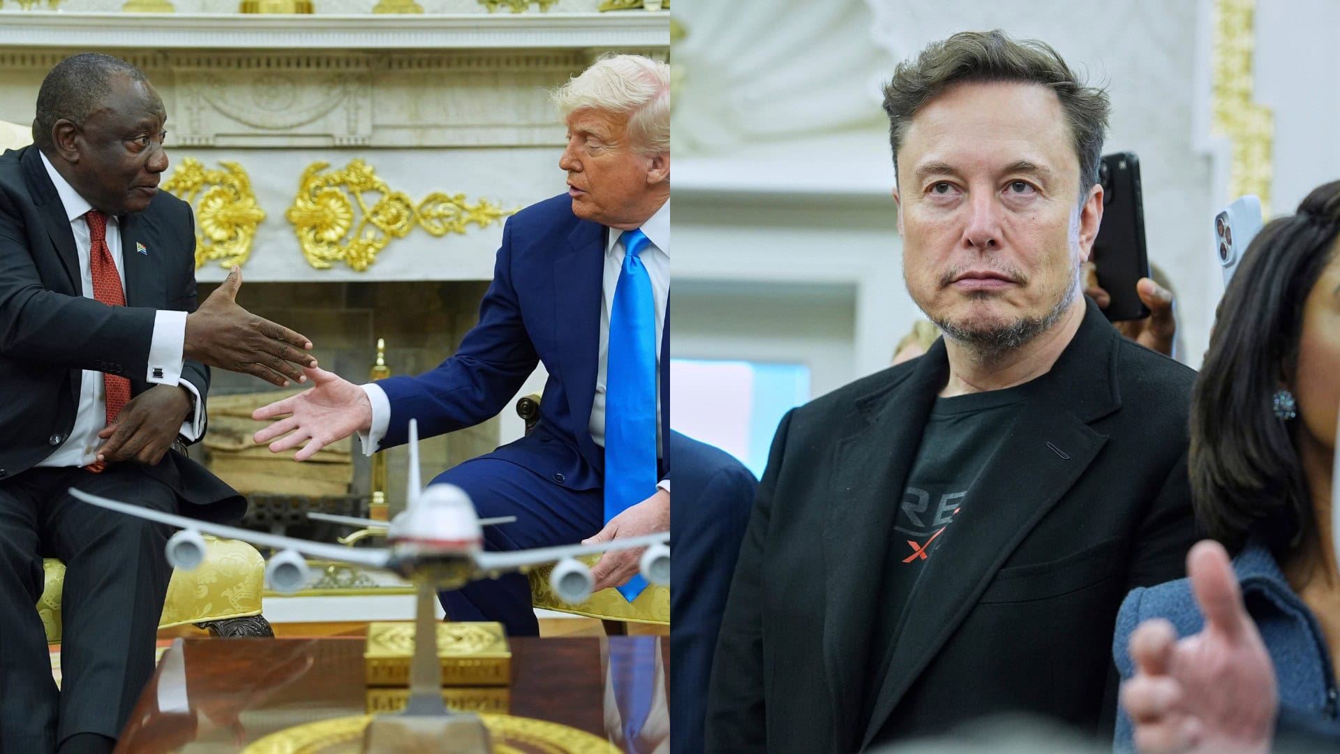 Trump, Musk, Ramaphosa
