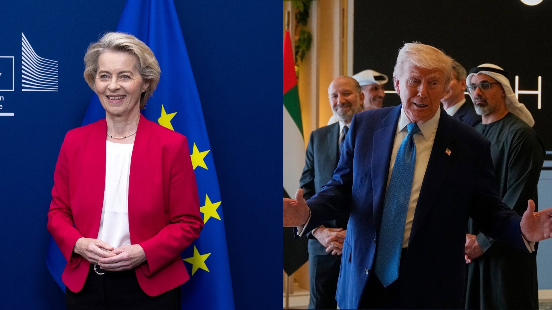 Ursula von der Leyenova a Donald Trump