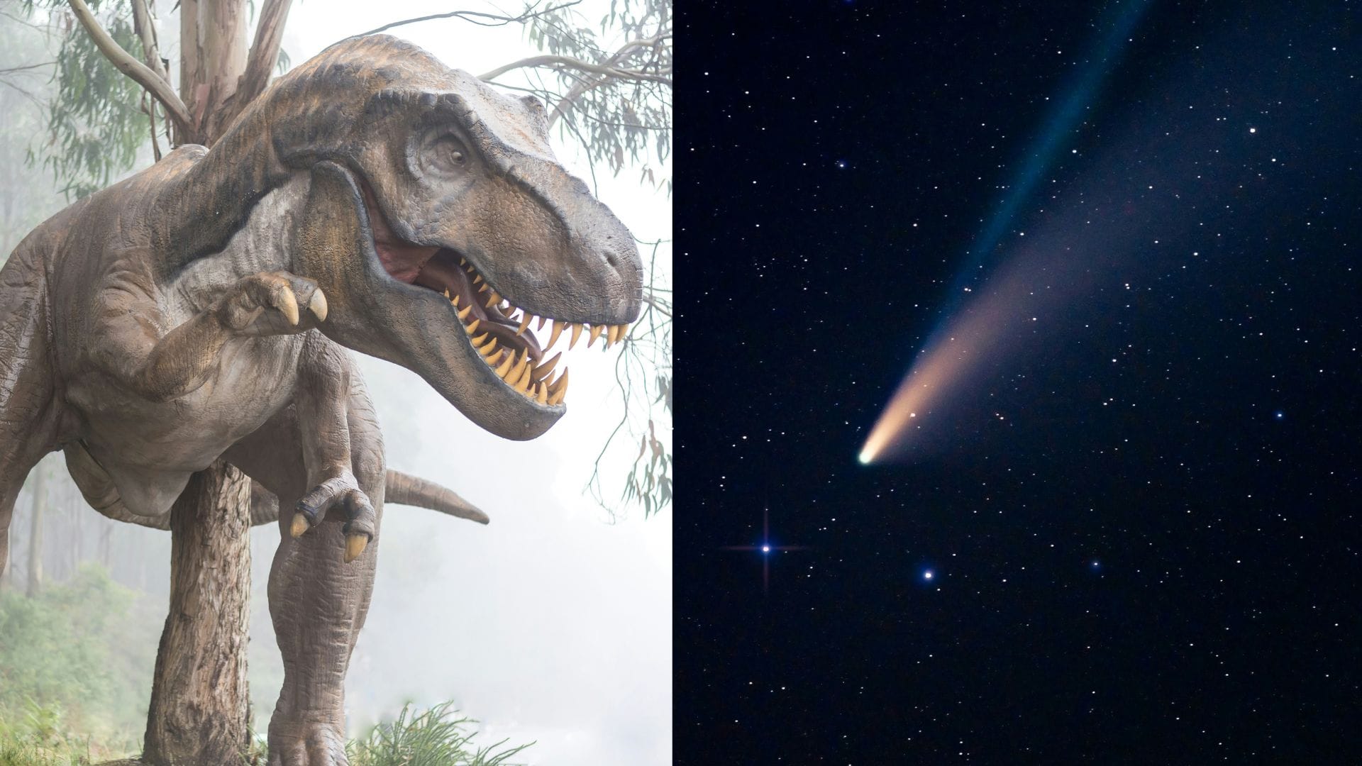kometa, dinosaur