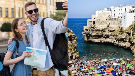 na snimke je par, turisti, ostrov